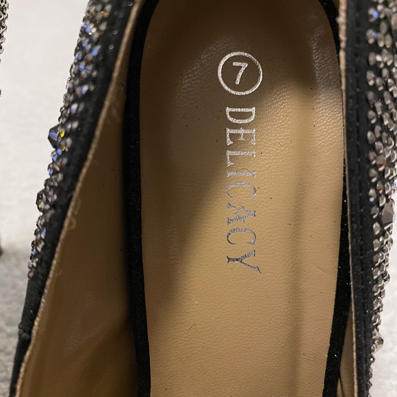Brand New Glamorous Sparkly Heels By DELICACY - box 14 - Picture 8 of 8